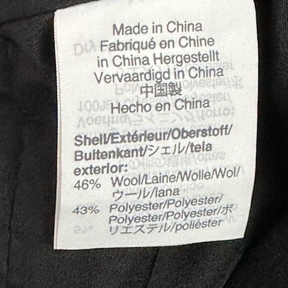 J Crew size 8 Mercantile Black Pencil Skirt Wool Blend - Picture 7 of 8